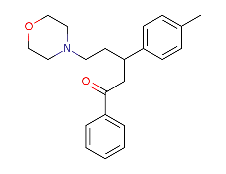 5-morpholin-4-yl-1-phenyl-3-<i>p</i>-tolyl-pentan-1-one