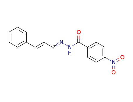 7462-08-0,N-(cinnamylideneamino)-4-nitro-benzamide,