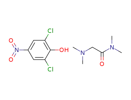 2,6-Dichloro-4-nitro-phenol; compound with 2-dimethylamino-N,N-dimethyl-acetamide
