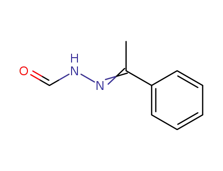 Molecular Structure of 33036-39-4 (Hydrazinecarboxaldehyde, (1-phenylethylidene)- (9CI))