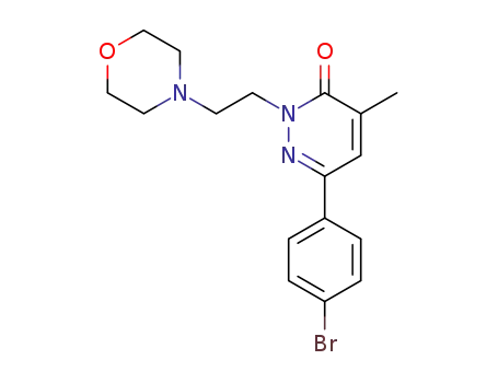 6-(4-bromo-phenyl)-4-methyl-2-(2-morpholin-4-yl-ethyl)-2<i>H</i>-pyridazin-3-one