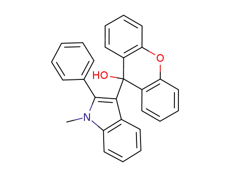 9-(1-methyl-2-phenyl-indol-3-yl)-xanthen-9-ol