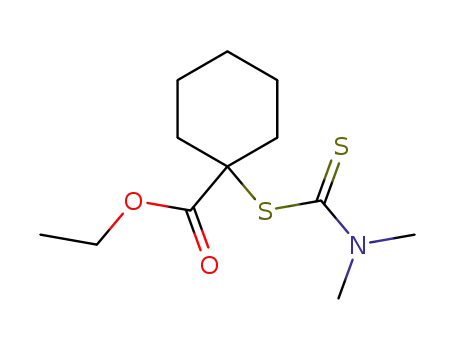 1-Dimethylthiocarbamoylsulfanyl-cyclohexanecarboxylic acid ethyl ester