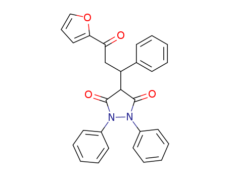 51541-84-5,3,5-Pyrazolidinedione,4-[3-(2-furanyl)-3- oxo-1-phenylpropyl]-1,2-diphenyl- ,