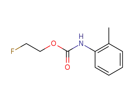 Molecular Structure of 451-10-5 (Carbamic acid, (2-methylphenyl)-, 2-fluoroethyl ester)