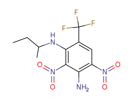 N<sup>1</sup>-sec-Butyl-2,4-dinitro-6-trifluoromethyl-benzene-1,3-diamine
