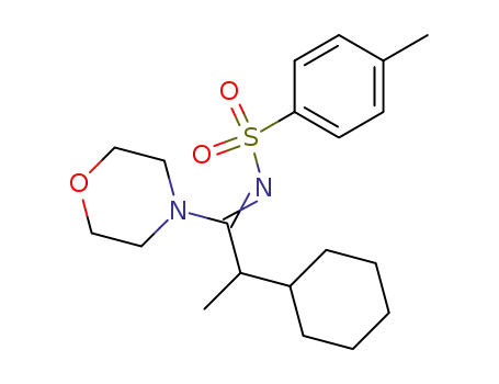 4-[2-cyclohexyl-<i>N</i>-(toluene-4-sulfonyl)-propionimidoyl]-morpholine