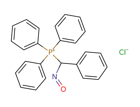 Molecular Structure of 34836-15-2 (Phosphonium, (nitrosophenylmethyl)triphenyl-, chloride)