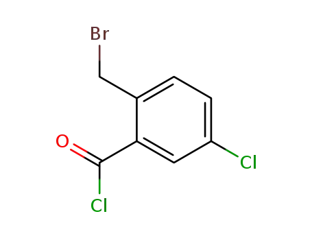 Molecular Structure of 37156-31-3 (Benzoyl chloride, 2-(bromomethyl)-5-chloro-)