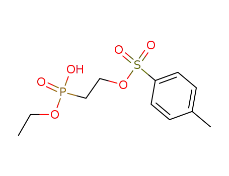 Molecular Structure of 58564-40-2 (Phosphonic acid, [2-[[(4-methylphenyl)sulfonyl]oxy]ethyl]-, monoethyl
ester)