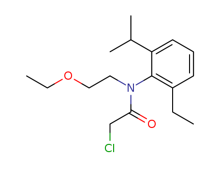 Acetamide,  2-chloro-N-(2-ethoxyethyl)-N-[2-ethyl-6-(1-methylethyl)phenyl]-