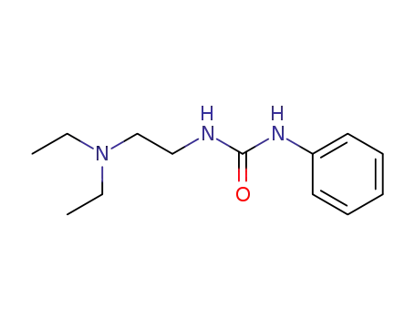 Molecular Structure of 4559-89-1 (Urea, N-[2-(diethylamino)ethyl]-N'-phenyl-)