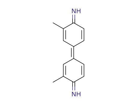 Molecular Structure of 7393-44-4 (2,5-Cyclohexadien-1-imine,
4-(4-imino-3-methyl-2,5-cyclohexadien-1-ylidene)-2-methyl-)