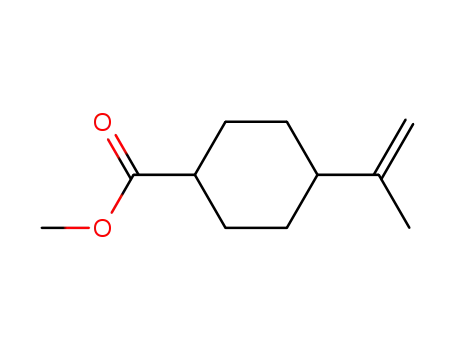 Cyclohexanecarboxylic acid, 4-(1-methylethenyl)-, methyl ester