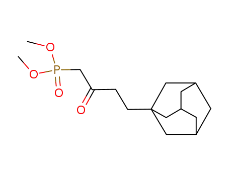 Molecular Structure of 53273-30-6 (dimethyl 2-oxo-4-(1-adamantyl)butylphosphonate)