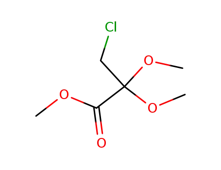 Molecular Structure of 55900-23-7 (methyl 3-chloro-2,2-dimethoxypropanoate)