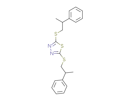 bis-(2-phenyl-propylmercapto)-[1,3,4]thiadiazole