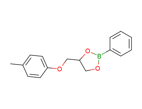 2170-22-1,4-[(4-methylphenoxy)methyl]-2-phenyl-1,3,2-dioxaborolane,Benzeneboronicacid, cyclic [(p-tolyloxy)methyl]ethylene ester (7CI,8CI)