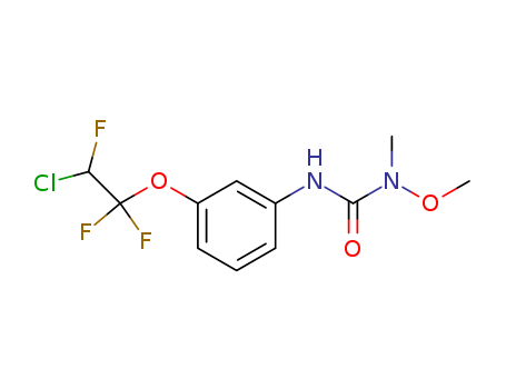 27954-31-0,Urea,N'-[3-(2-chloro-1,1,2-trifluoroethoxy)phenyl]-N-methoxy-N-methyl-,Urea,3-[m-(2-chloro-1,1,2-trifluoroethoxy)phenyl]-1-methoxy-1-methyl- (8CI); HOE2994