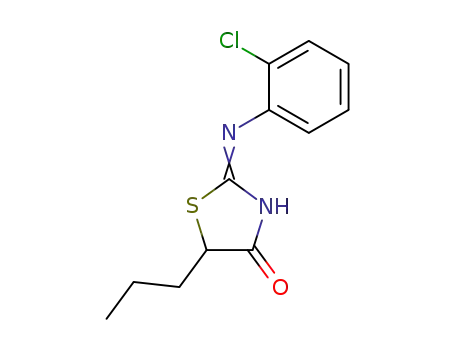 2-(2-chloro-anilino)-5-propyl-thiazol-4-one
