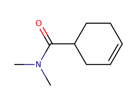 Molecular Structure of 30318-35-5 (3-Cyclohexene-1-carboxamide, N,N-dimethyl-)