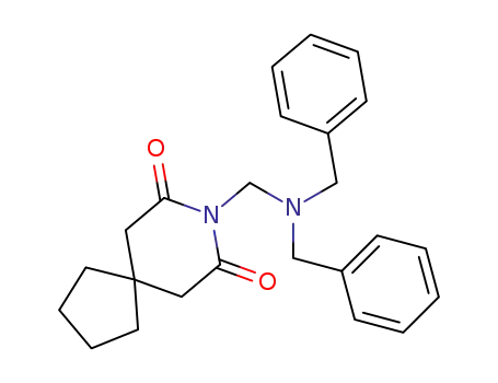 8-[(Dibenzylamino)-methyl]-8-aza-spiro[4.5]decane-7,9-dione