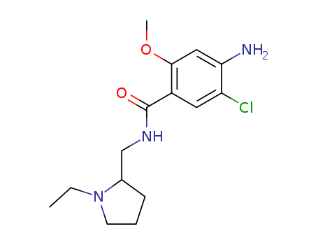 Benzamide, 4-amino-5-chloro-N-[(1-ethyl-2-pyrrolidinyl)methyl]-2-methoxy-