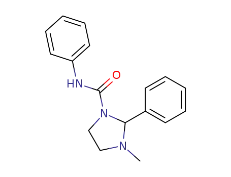 Molecular Structure of 75817-25-3 (1-Imidazolidinecarboxamide, 3-methyl-N,2-diphenyl-)