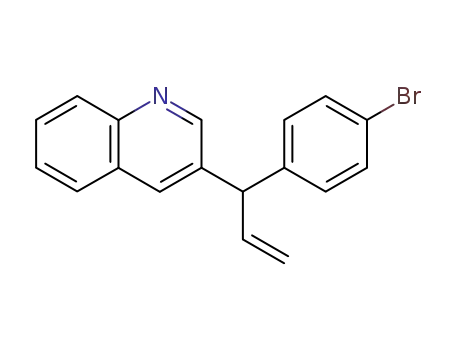 Quinoline, 3-[1-(4-bromophenyl)-2-propenyl]-
