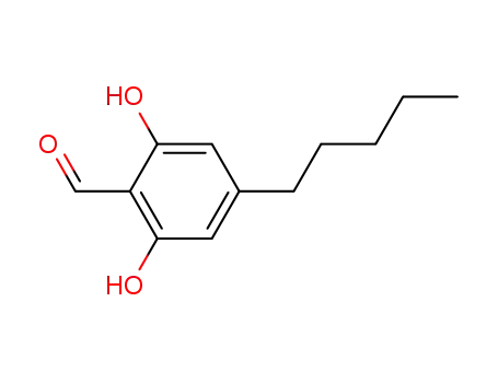 Molecular Structure of 24237-04-5 (Benzaldehyde, 2,6-dihydroxy-4-pentyl-)