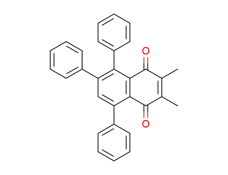 1,4-Naphthalenedione, 2,3-dimethyl-5,6,8-triphenyl-