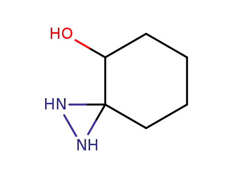 Molecular Structure of 4469-71-0 (3,3-(α-hydroxypentamethylene)diaziridine)