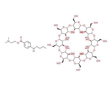 2-dimethylaminoethyl 4-(n-butylamino)benzoate γ-cyclodextrin