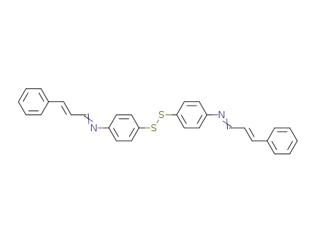 bis-(4-<i>trans</i>-cinnamylidenamino-phenyl)-disulfide