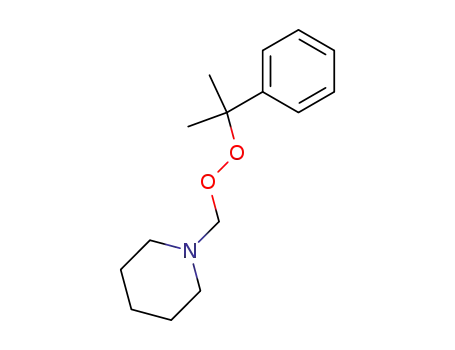 1-[(1-methyl-1-phenyl-ethyl)-peroxymethyl]-piperidine