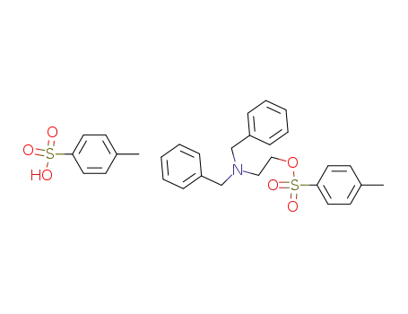 1-dibenzylamino-2-(toluene-4-sulfonyloxy)-ethane; toluene-4-sulfonate