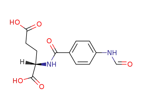 Molecular Structure of 93528-16-6 (<i>N</i>-(4-formylamino-benzoyl)-L-glutamic acid)