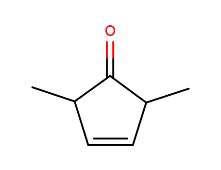 Molecular Structure of 4041-10-5 (3-Cyclopenten-1-one, 2,5-dimethyl-)