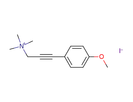 Molecular Structure of 131732-53-1 (Jodmethylat des 3-Dimethylamino-1-(4-methoxy-phenyl)-propins-<sup>(1)</sup>)