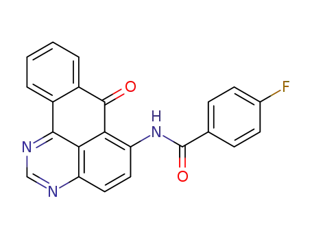 4-fluoro-benzoic acid-(7-oxo-7<i>H</i>-benzo[<i>e</i>]perimidin-6-ylamide)