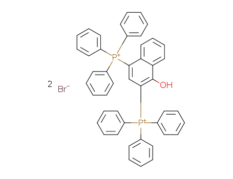 hexa-<i>P</i>-phenyl-<i>P</i>,<i>P</i>'-(4-hydroxy-naphthalene-1,3-diyl)-di-phosphonium; dibromide