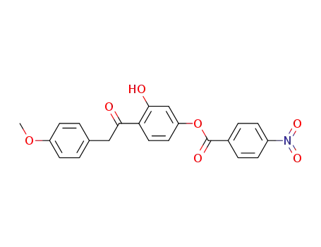 2-hydroxy-4'-methoxy-4-(4-nitro-benzoyloxy)-deoxybenzoin