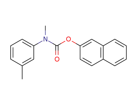 Molecular Structure of 15300-27-3 (Methyl-m-tolyl-carbamic acid naphthalen-2-yl ester)