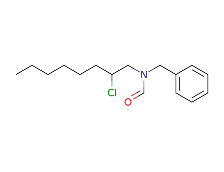 Molecular Structure of 140670-00-4 (Formamide, N-(2-chlorooctyl)-N-(phenylmethyl)-)