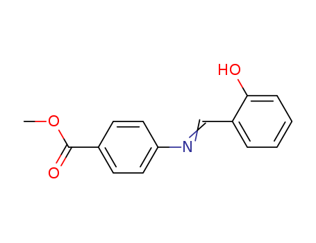 Benzoic acid, 4-[[(2-hydroxyphenyl)methylene]amino]-, methyl ester