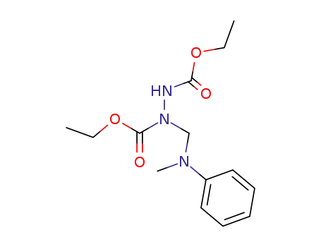 (<i>N</i>-methyl-anilinomethyl)-hydrazine-<i>N</i>,<i>N</i>'-dicarboxylic acid diethyl ester
