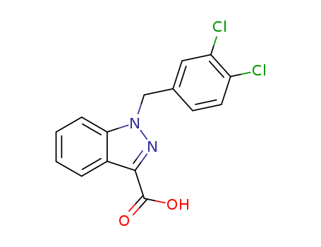 1-[(3,4-dichlorophenyl)methyl]indazole-3-carboxylic acid