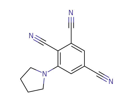 1-pyrrolidino-2,3,5-tricyanobenzene