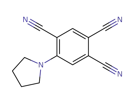 1-pyrrolidino-2,4,5-tricyanobenzene
