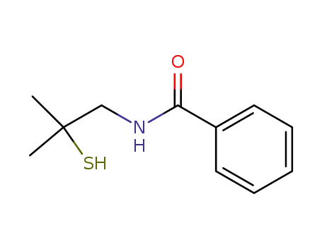 Molecular Structure of 618112-91-7 (Benzamide, N-(2-mercapto-2-methylpropyl)-)